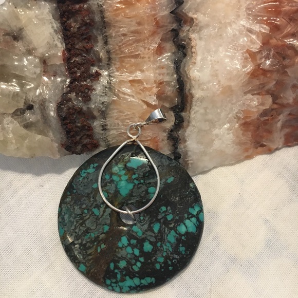 Genuine Turquoise Pendant, provides protection - Picture 2 of 4